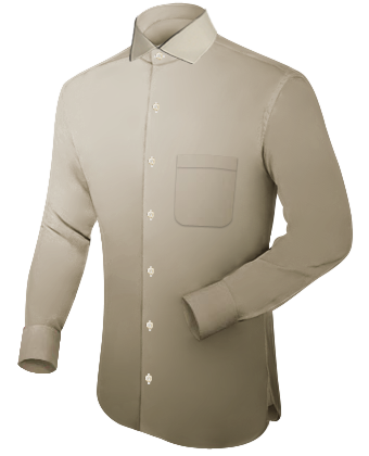 Camicie Uomo Slim with Italian Collar 1 Button