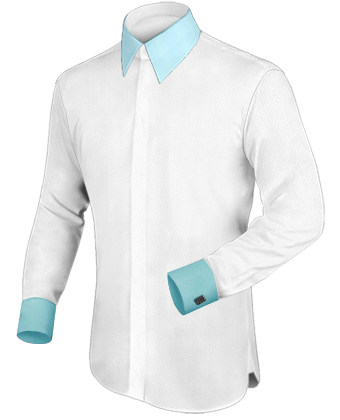 Fabbrica Camicie with French Collar 2 Button