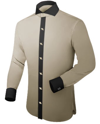Abbigliamento Uomo Camicie with Cut Away 2 Button
