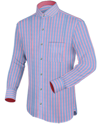 Camicie Su Misura Torino with Italian Collar 1 Button