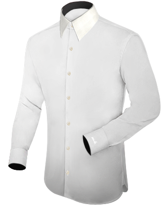 Camicie Notte with French Collar 1 Button