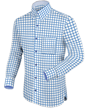 Camice Su Misura with French Collar 1 Button