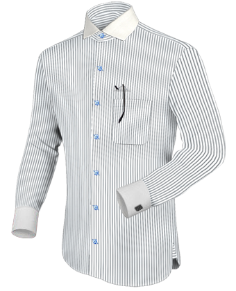 Camice Collo Alto with French Collar 1 Button