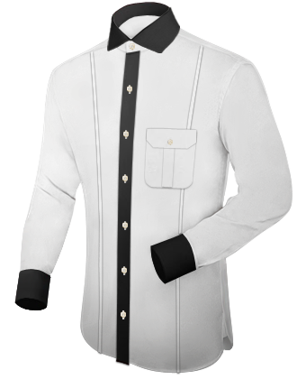 Camice Su Misura Brianza with Italian Collar 1 Button