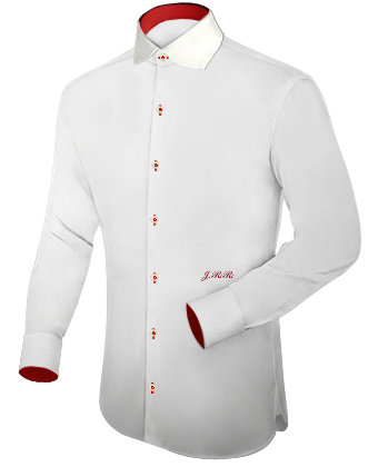 Camice Su Misura Ferrara with English Collar