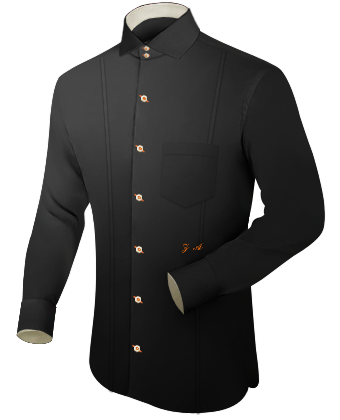 Camice Su Misura Su Internet with Italian Collar 2 Button