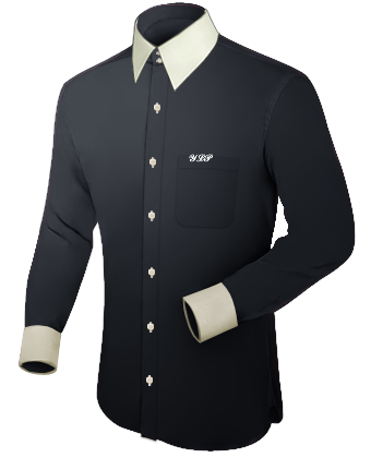 Camice Su Misura Torino with French Collar 2 Button