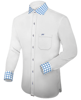 Camiceria Via Falegnami Roma with English Collar