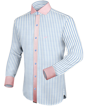 Camiceria Su Misura Online with Italian Collar 2 Button