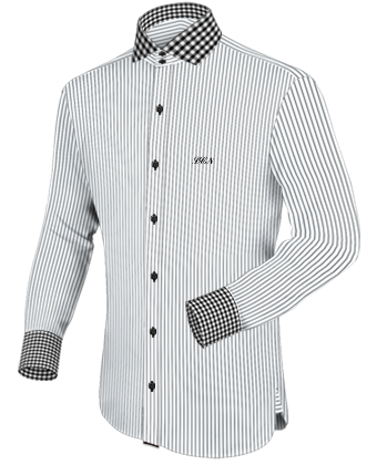 Camicia Azzurra with Italian Collar 1 Button