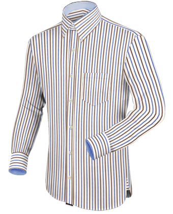 Camicia Bianca Compra with Italian Collar 1 Button