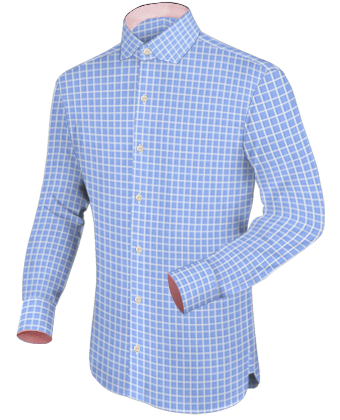 Camicia Bianca Prezzi with Italian Collar 1 Button