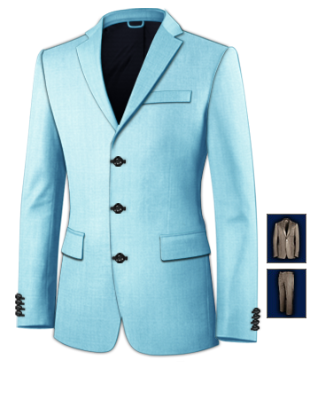 Abito 64 with 3 Buttons, Single Breasted