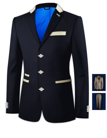 Abiti Da Cerimonia Torino with 3 Buttons, Single Breasted
