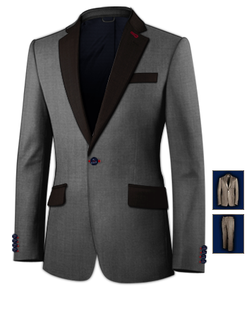 Contrassegno Abiti with 1 Button, Single Breasted
