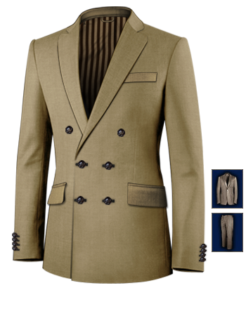 Abiti Sartoriali Uomo with 6 Buttons, Double Breasted (2 To Close)