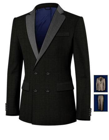 Vestiti Su Misura Maschili with 4 Buttons,double Breasted (2 To Close)