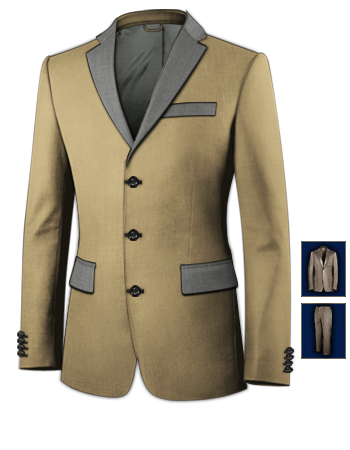 Abiti Comunione with 3 Buttons, Single Breasted