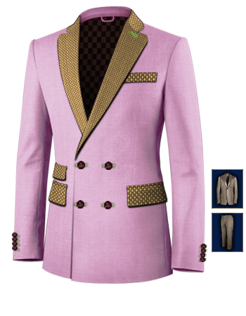 Abiti Eleganti Bergamo with 4 Buttons,double Breasted (2 To Close)