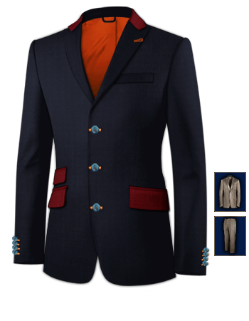 Abiti Da Sposo 2012 with 3 Buttons, Single Breasted