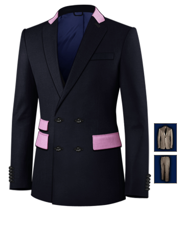 Vestitini Su Misura with 4 Buttons,double Breasted (2 To Close)