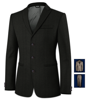Abiti Completi Uomo Basso Prezzo with 3 Buttons, Single Breasted