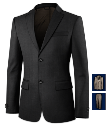 Abito Da Sposo Su Misura with 2 Buttons, Single Breasted