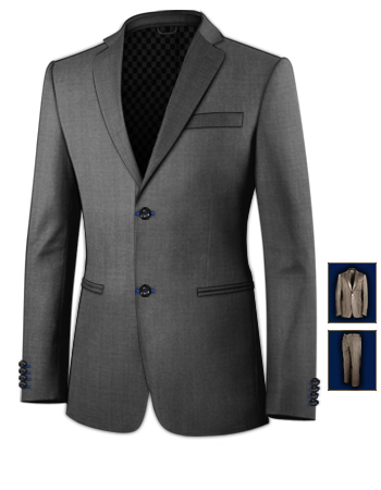 Abti Su Misura A Prezzi Scontati with 2 Buttons, Single Breasted