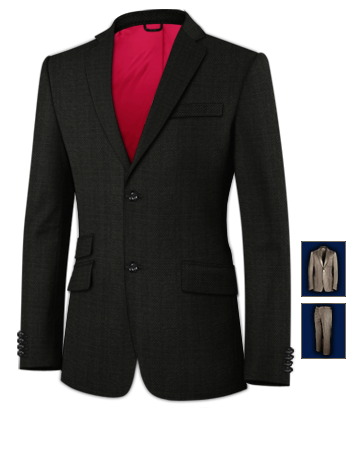 Abiti Da Sposo with 2 Buttons, Single Breasted