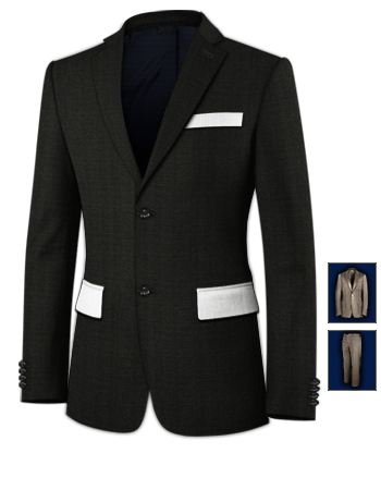 Abiti Da Sposo Usa with 2 Buttons, Single Breasted
