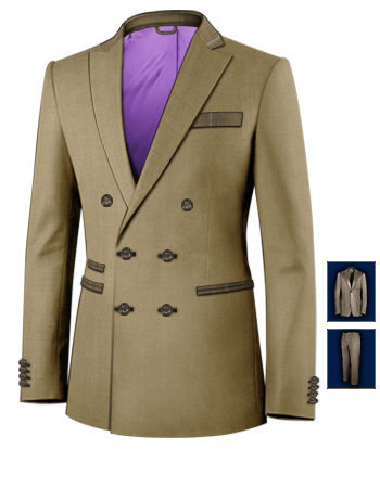 Vestito Ricevimento Su Misura with 6 Buttons, Double Breasted (2 To Close)