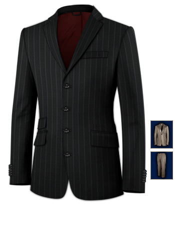 Abiti E Camicie Su Misura with 4 Buttons, Single Breasted