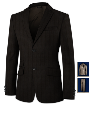 Giacca Su Misura Roma with 2 Buttons, Single Breasted