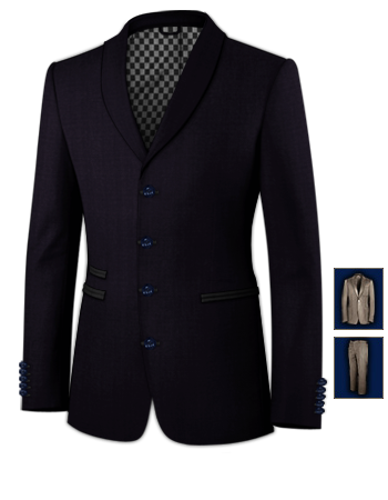 Vestiti Da Sposo Economici Milano with 4 Buttons, Single Breasted