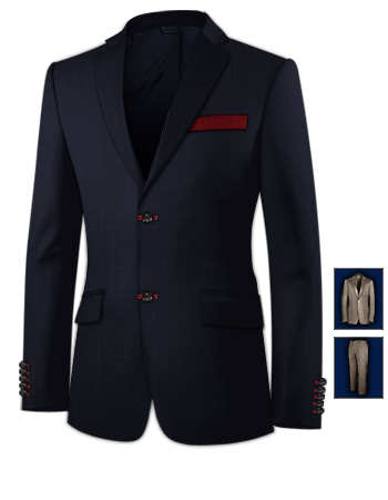 Abito Eleganti 50 Abbigliamento E Accessori with 2 Buttons, Single Breasted