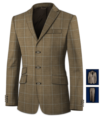 Abiti Donna Su Misura Milano with 3 Buttons, Single Breasted
