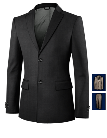 Sartoria Uomo Su Misura Vigevano with 2 Buttons, Single Breasted