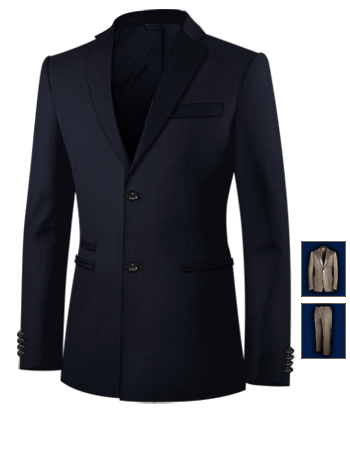 Abiti Da Sposa Taglie Comode with 2 Buttons, Single Breasted