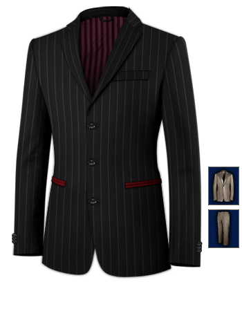 Abiti Cerimonia Vendita On Line with 3 Buttons, Single Breasted