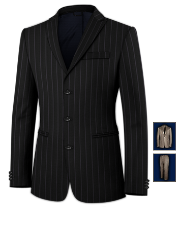 Vestiti Da Cerimonia Uomo with 3 Buttons, Single Breasted