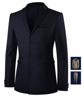 Negozi Abiti Da Sposo Parma with 3 Buttons, Single Breasted