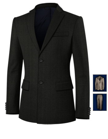 Abiti Da Sposo Economici Su Misura Varese with 2 Buttons, Single Breasted