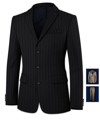 Vestiti Da Sera with 3 Buttons, Single Breasted