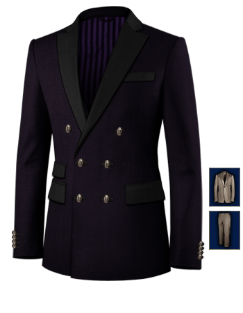 Abiti Su Misura with 6 Buttons, Double Breasted (2 To Close)