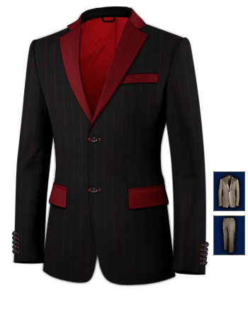 Abiti Uomo Taglie Forti Roma with 2 Buttons, Single Breasted