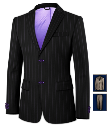 Giacca Su Misura Uomo with 2 Buttons, Single Breasted