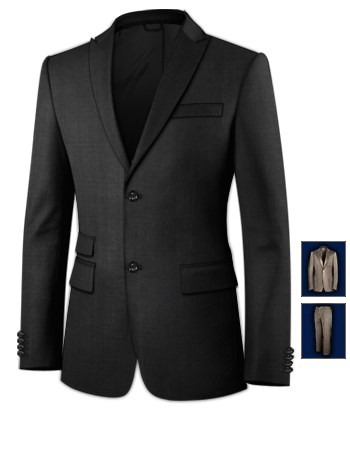 Abiti Cerimonia Uomo Roma with 2 Buttons, Single Breasted