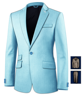 Sarto Siciliano Abiti Su Misrua On Line with 1 Button, Single Breasted