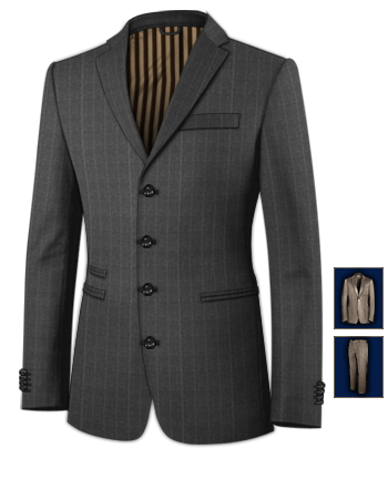 Abiti Matrimonio Uomo Parma with 4 Buttons, Single Breasted