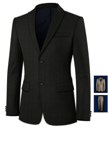 Abiti Lussuosi with 2 Buttons, Single Breasted
